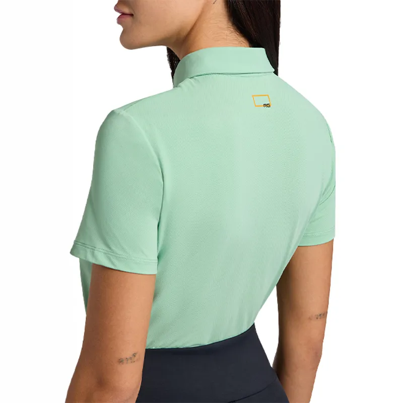 Riders Gene Jersey Ladies  Zip Training Polo Shirt - Meadow Green-2