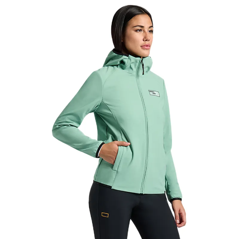 Riders Gene Jersey Ladies Softshell Hooded Jacket - Meadow Green