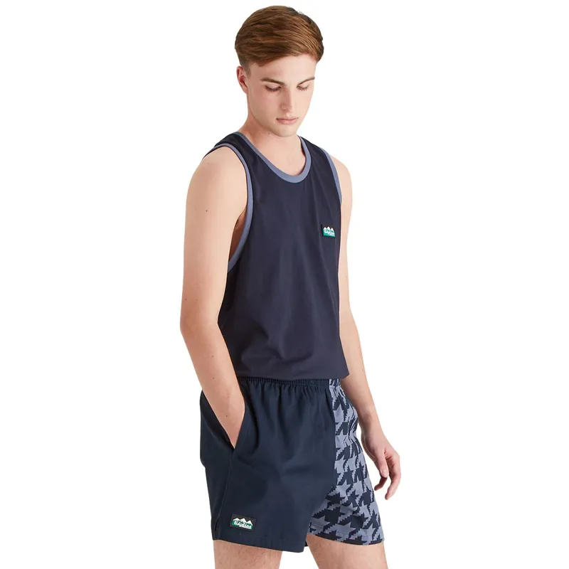 Ridgeline Backslider Mens Shorts - Navy Print-4