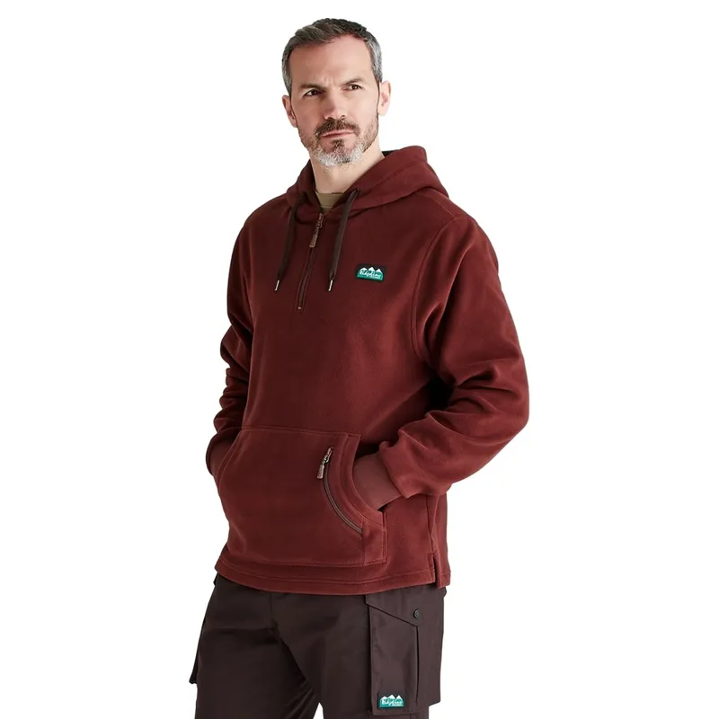 Ridgeline Ballistic Mens Hoodie - Oxblood-2