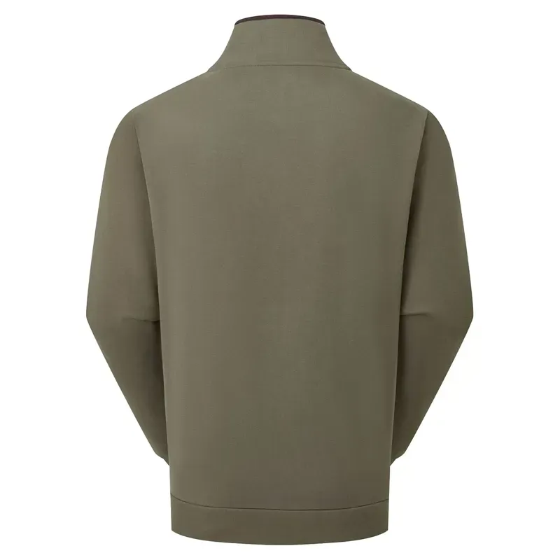 Ridgeline Brancaster 1/4 Zip Mens Smock - Olive-2