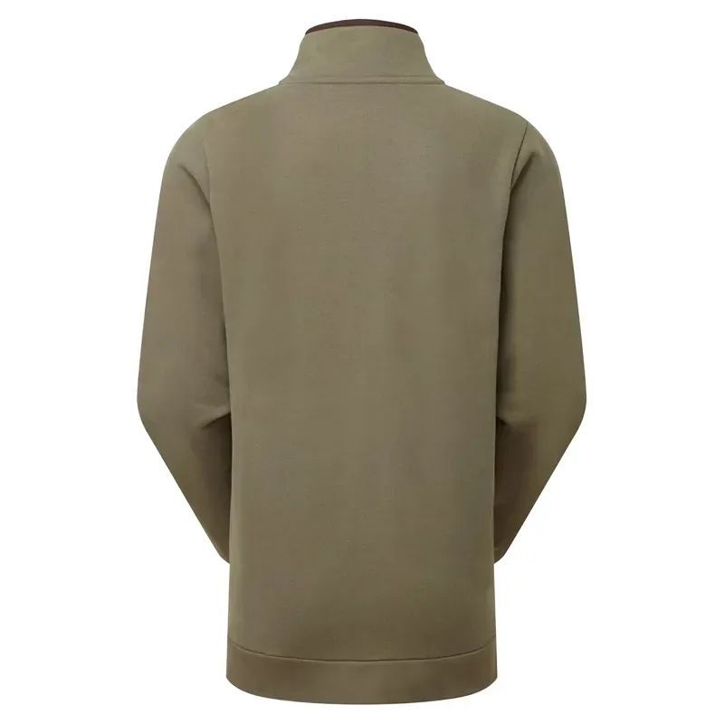 Ridgeline Brancaster Womens 1/4 Zip Top - Smokey Olive-5