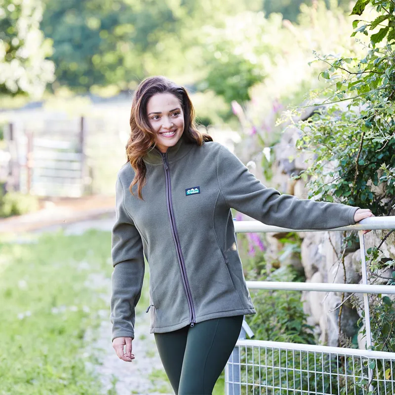 Ridgeline Brenna Womens Fleece Jacket - Ivy Green-4