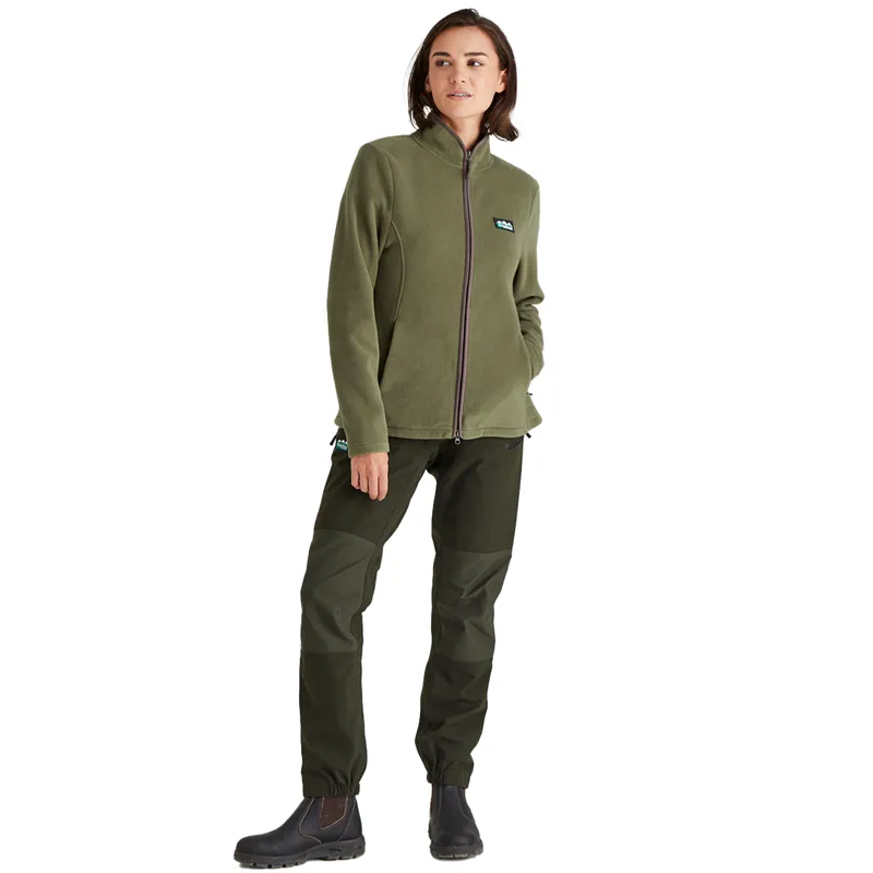 Ridgeline Brenna Womens Fleece Jacket - Ivy Green-3