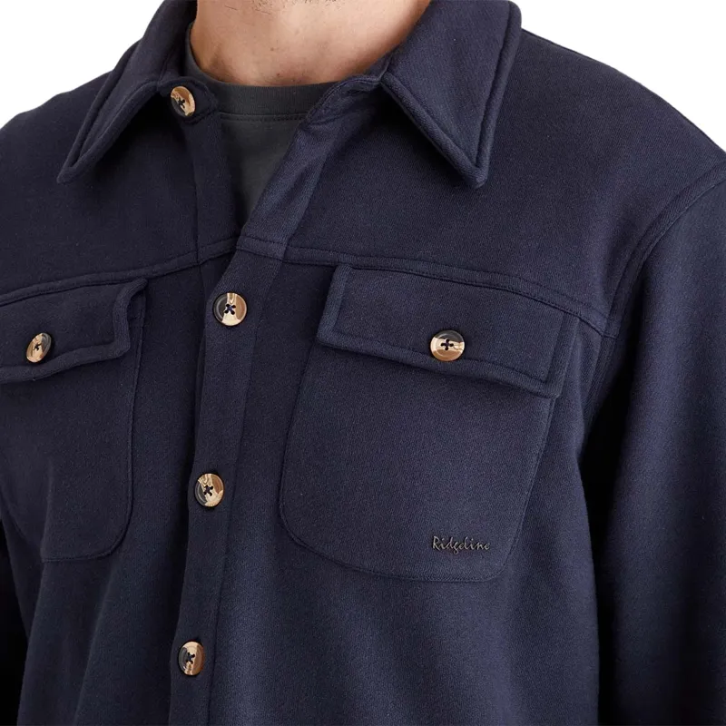 Ridgeline Burnham Mens Work Shirt - Navy-8
