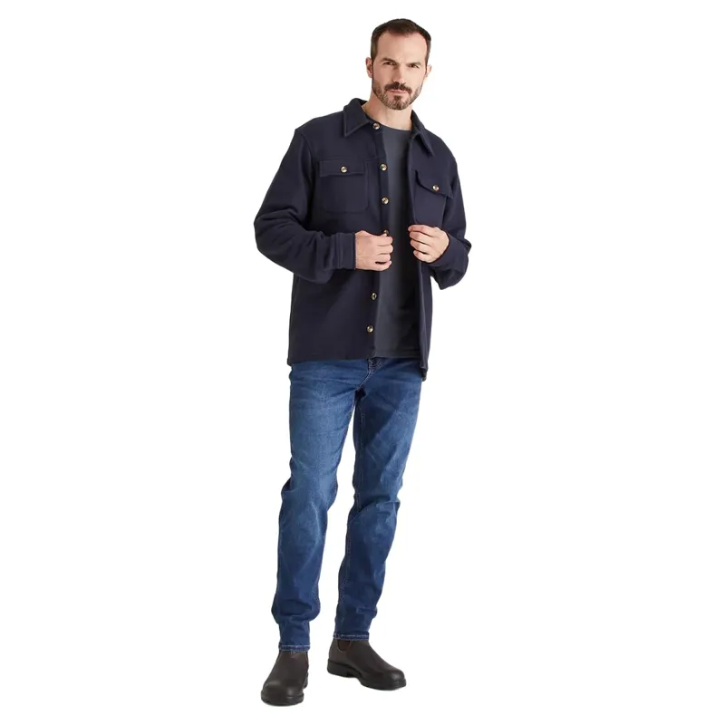 Ridgeline Burnham Mens Work Shirt - Navy-7