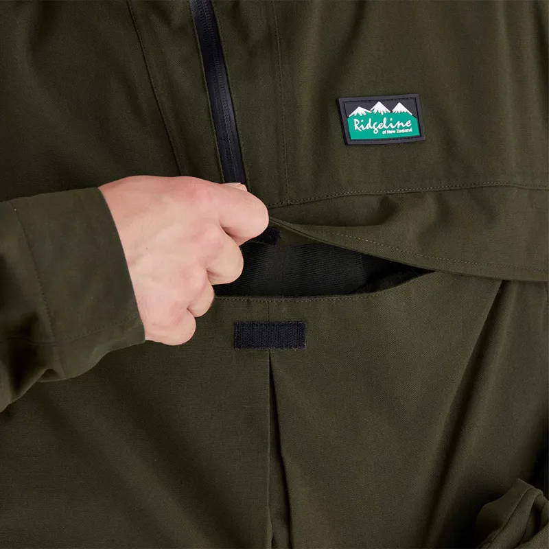 Ridgeline Cambrian Mens Waterproof Smock - Deep Forest-5