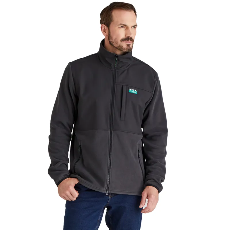Ridgeline Hybrid Fleece Mens Jacket - Shale