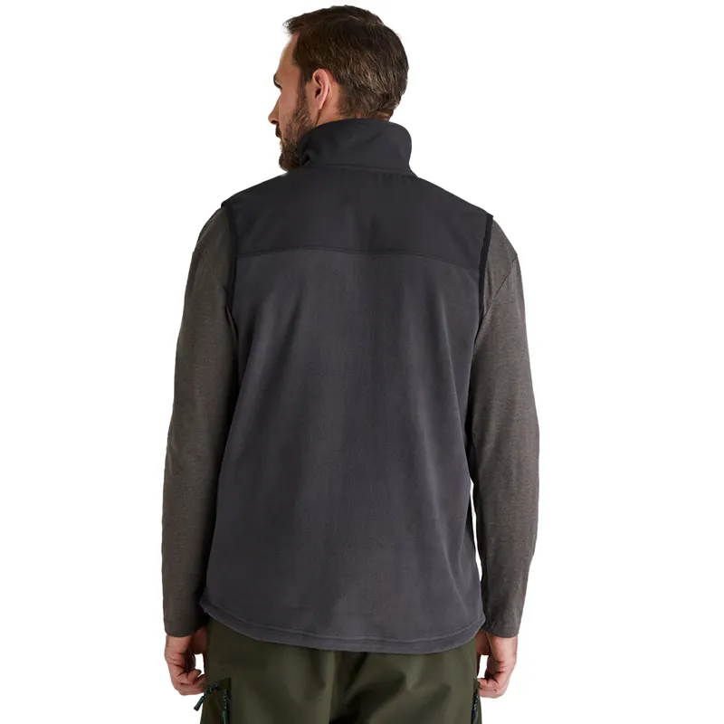 Ridgeline Hybrid Fleece Mens Gilet - Shale-3