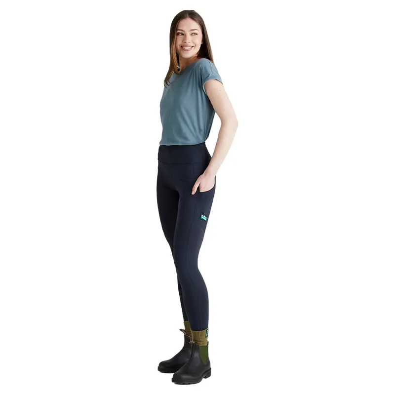 Ridgeline Infinity Pro Womens Leggings - Navy-4