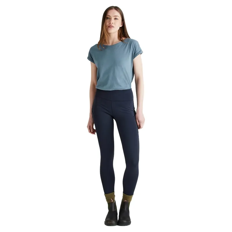 Ridgeline Infinity Pro Womens Leggings - Navy-3