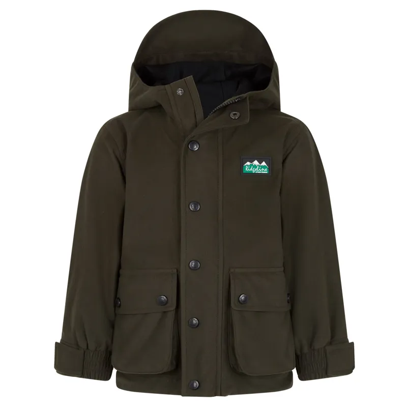 Ridgeline Spiker Junior Waterproof Jacket - Deep Forest