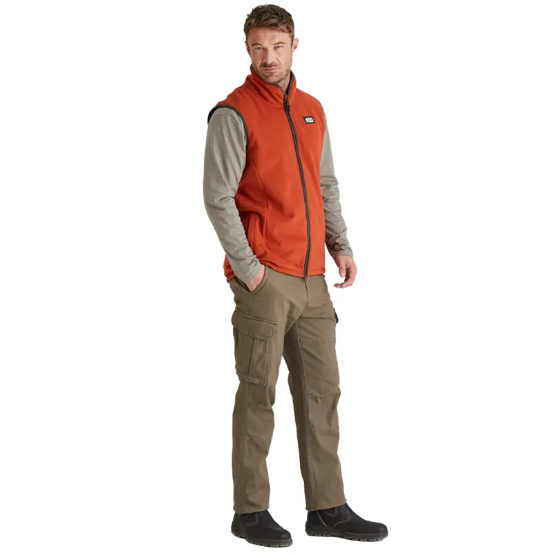 Ridgeline Kodiak Mens Gilet - Russet-1