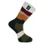 Ridgeline Unisex Merino Wool Mid Length Socks - Berry Stripe