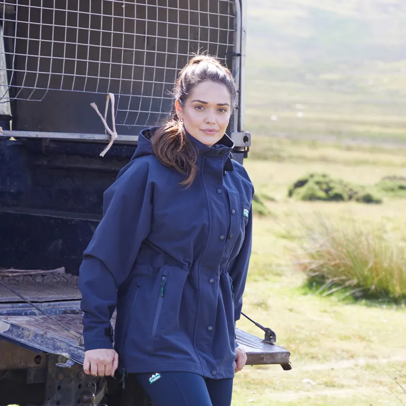 Ridgeline Monsoon Classic Womens Waterproof Jacket - Navy-5