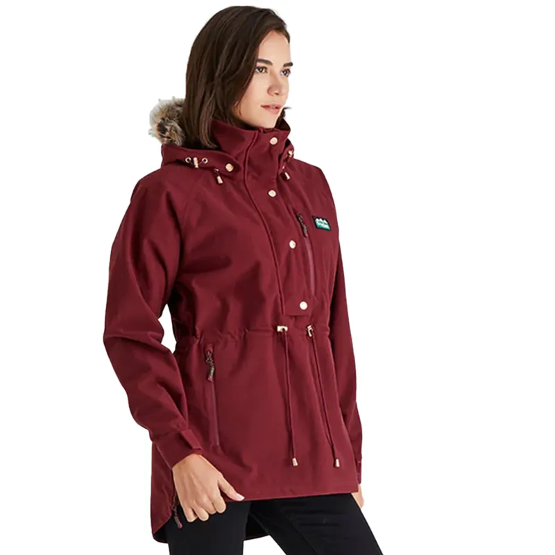 Ridgeline Monsoon Nordic Ladies Smock - Winter Berry-1