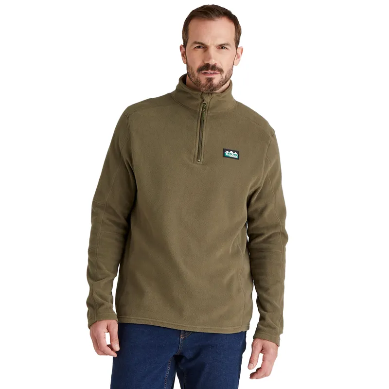 Ridgeline Narvik Mens Half Zip Fleece - Ivy Green