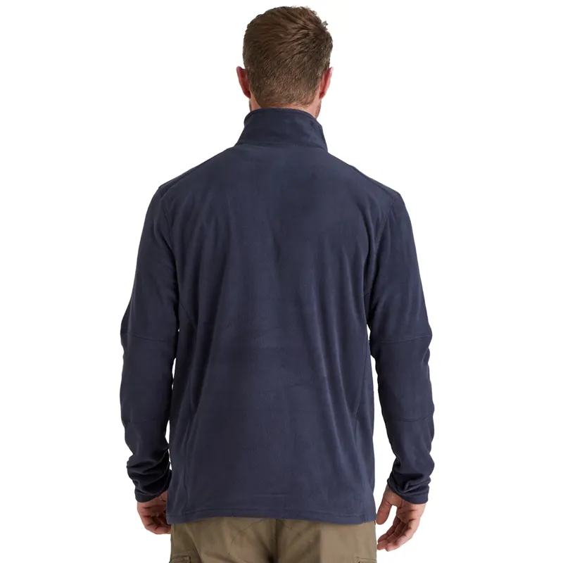 Ridgeline Narvik Mens Half Zip Fleece - Navy-2