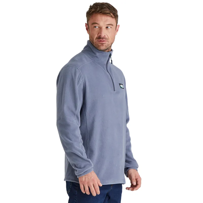 Ridgeline Narvik Mens Half Zip Fleece - Storm-1