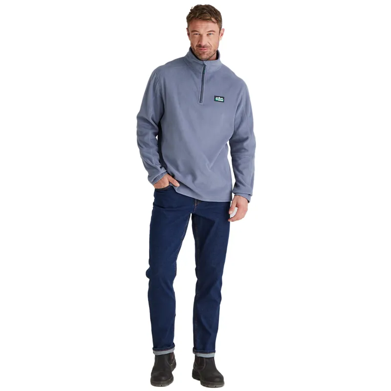 Ridgeline Narvik Mens Half Zip Fleece - Storm-2