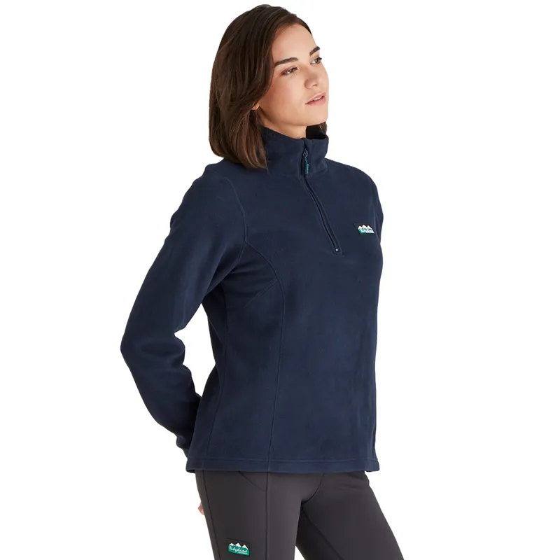 Ridgeline Narvik Womens Half Zip Fleece - Navy-3