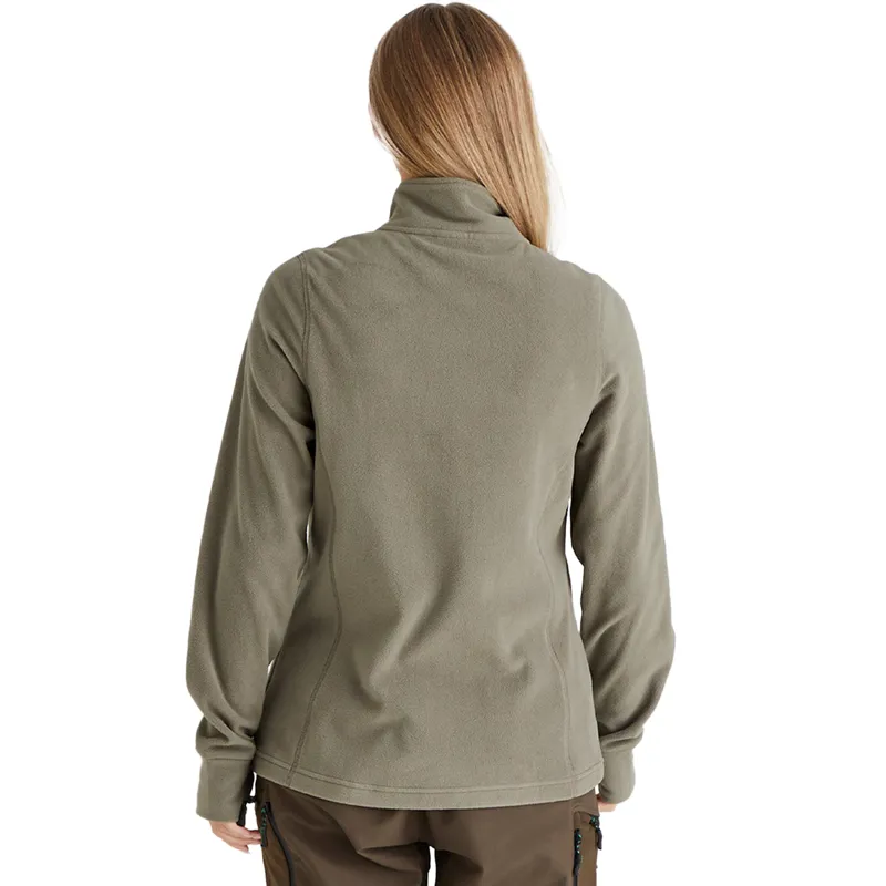 Ridgeline Narvik Womens Half Zip Fleece - Smokey Olive-1