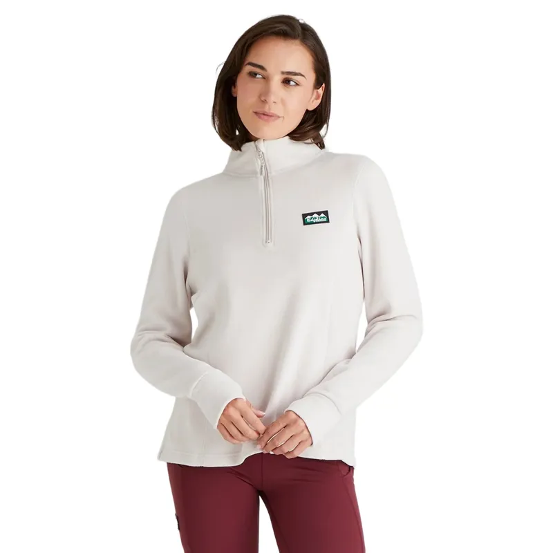 Ridgeline Narvik Womens Half Zip Fleece - Stone