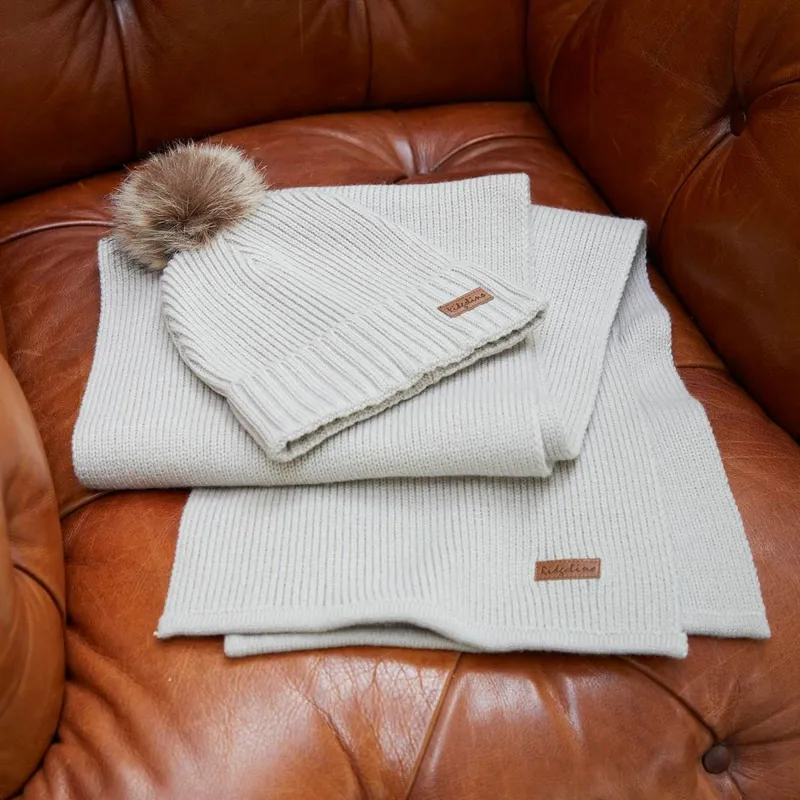 Ridgeline Baltic Womens Bobble and Scarf - Sand