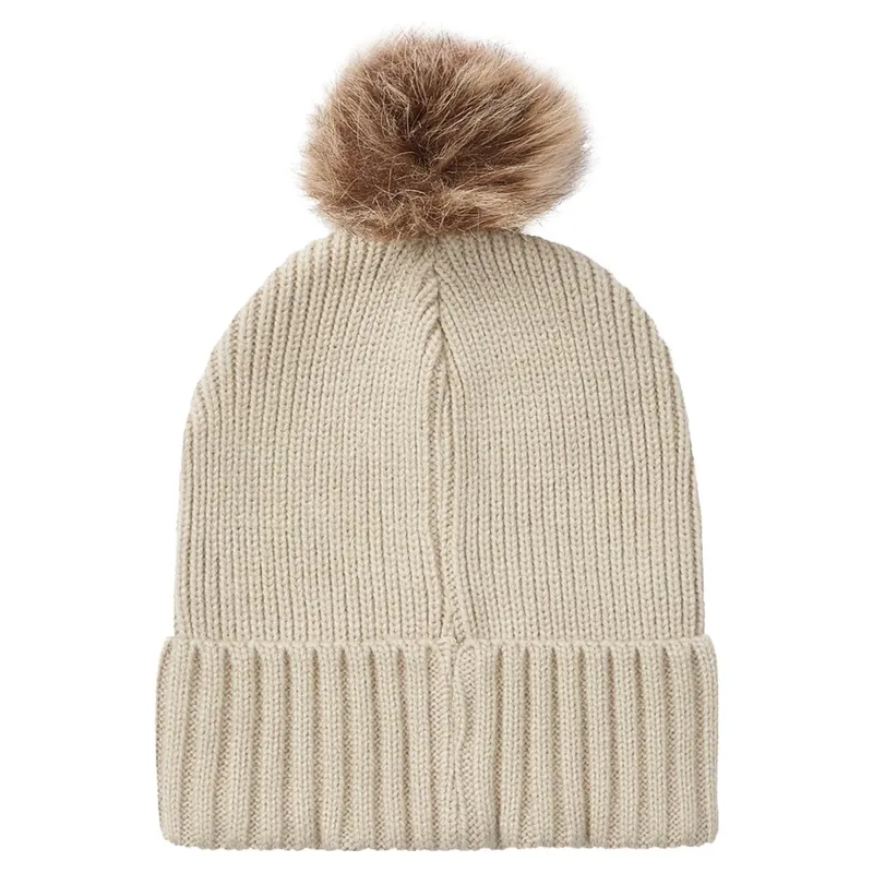 Ridgeline Baltic Womens Bobble Hat and Scarf - Sand-5