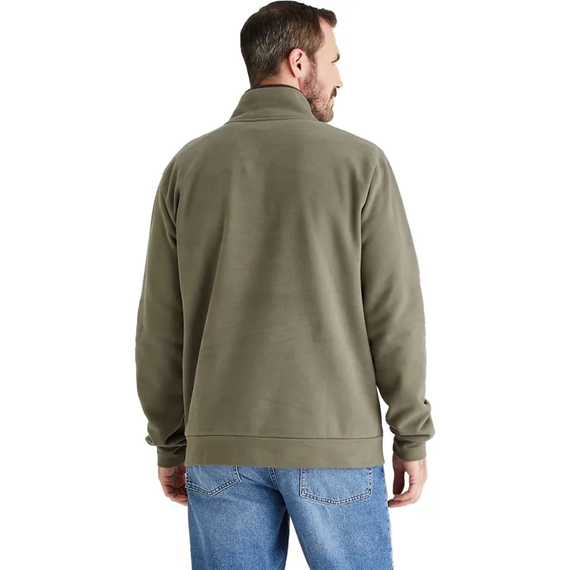 Ridgeline Brancaster 1/4 Zip Mens Smock - Olive-4
