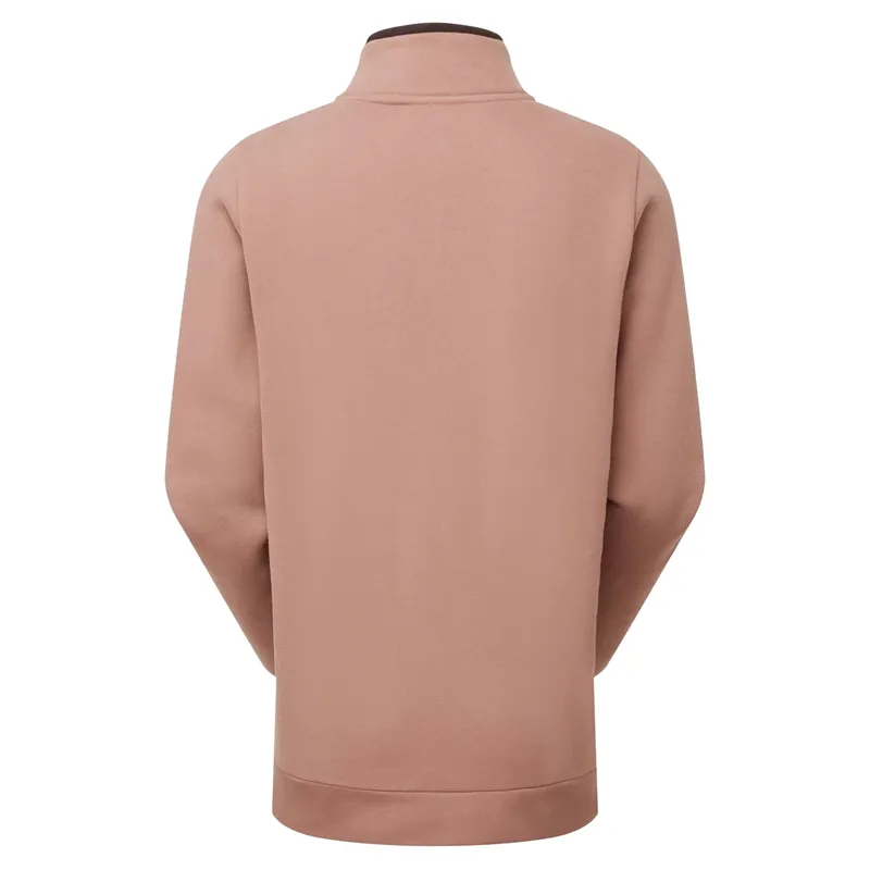 Ridgeline Brancaster Womens 1/4 Zip Top - Dusky Pink-2