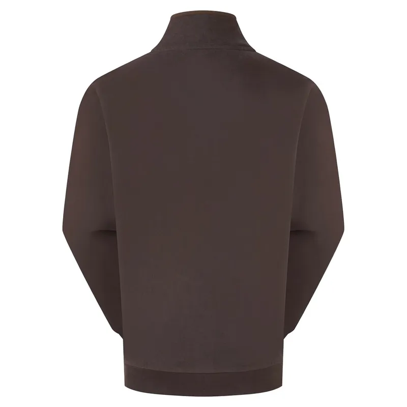 Ridgeline Brancaster 1/4 Zip Mens Smock - Deep Bark-5