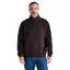 Ridgeline Brancaster 1/4 Zip Mens Smock - Deep Bark