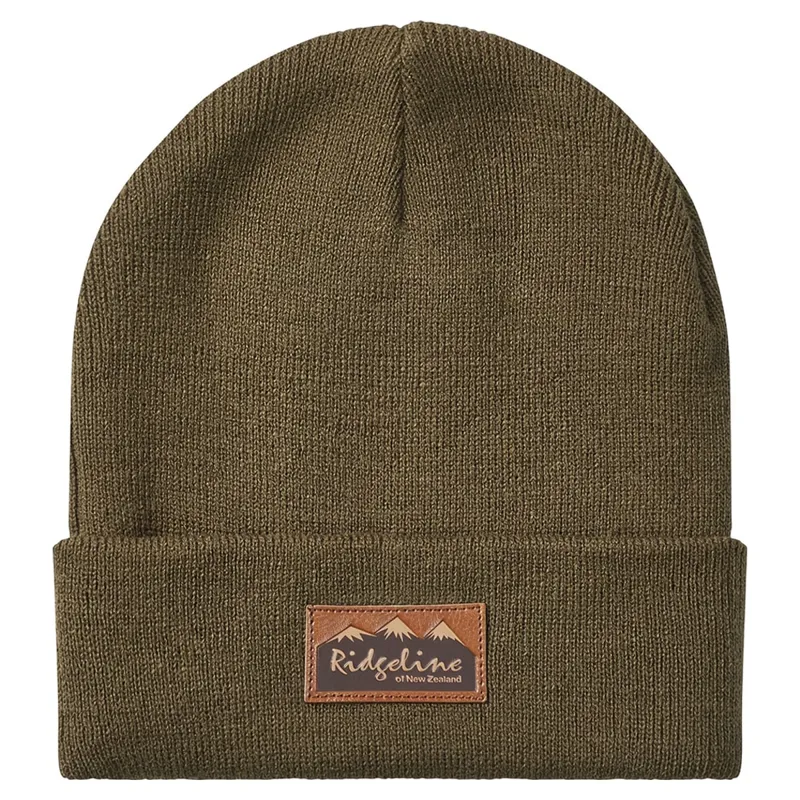 Ridgeline Heritage Unisex Fine Knit Beanie - Teak
