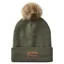 Ridgeline Heritage Fine Knit Bobble Hat - Moss