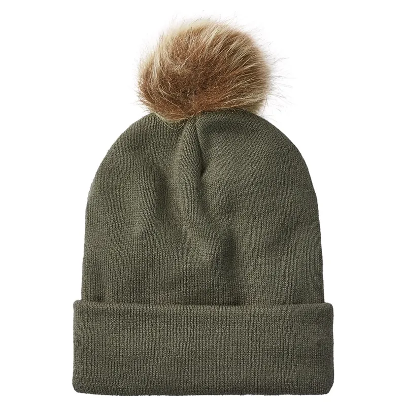 Ridgeline Heritage Fine Knit Bobble Hat - Moss-2