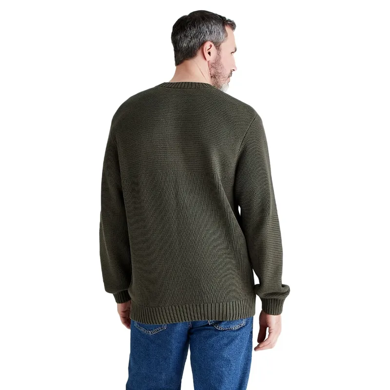 Ridgeline Journeyman Mens Knit Jumper - Moss-1