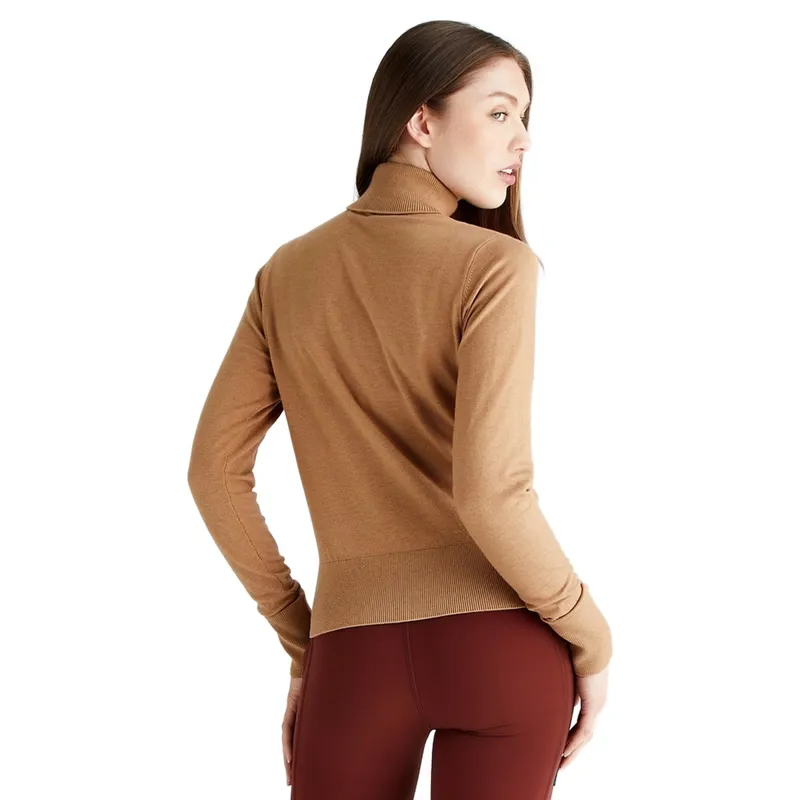 Ridgeline Melford Womens Roll Neck Knit Jumper - Sienna-1