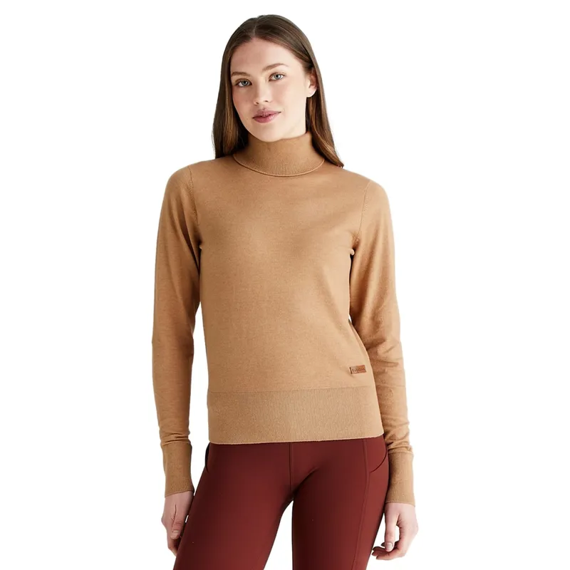 Ridgeline Melford Womens Roll Neck Knit Jumper - Sienna