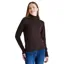 Ridgeline Melford Womens Roll Neck Knit Jumper - Deep Bark