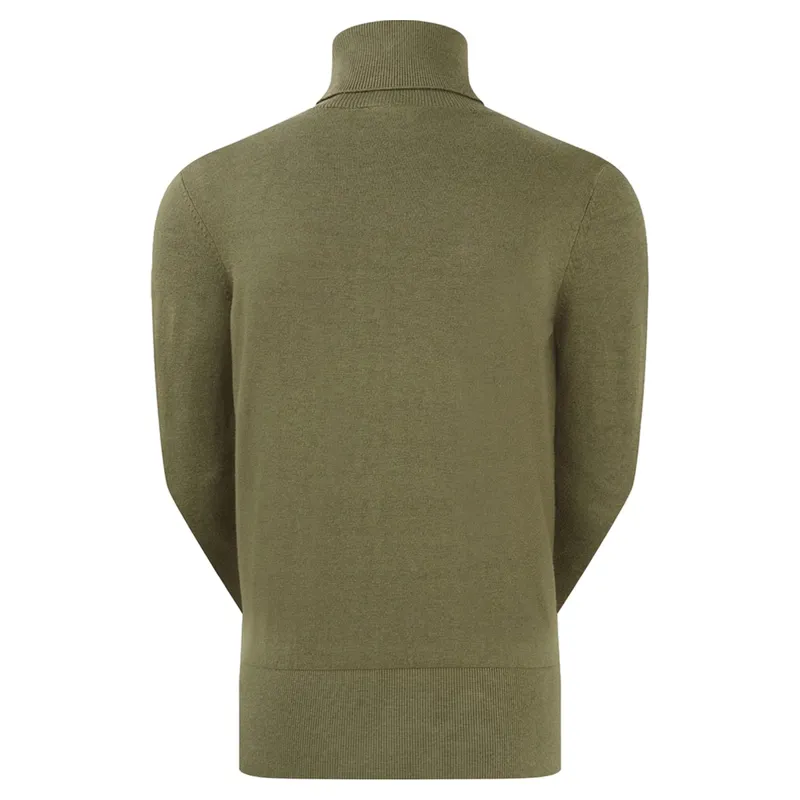 Ridgeline Melford Womens Roll Neck Knit Jumper - Khaki-4