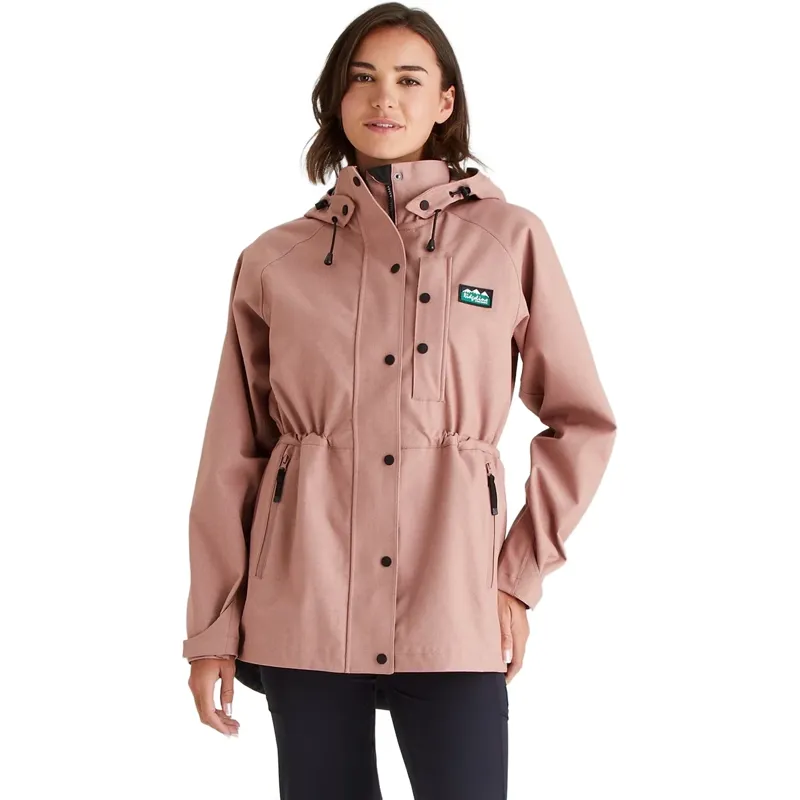Ridgeline Monsoon Light Womens Waterproof Jacket - Dusky Pink Marl