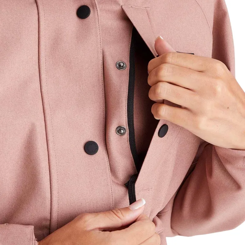 Ridgeline Monsoon Light Womens Waterproof Jacket - Dusky Pink Marl-3