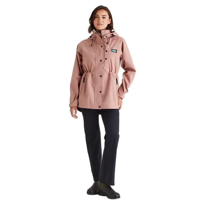 Ridgeline Monsoon Light Womens Waterproof Jacket - Dusky Pink Marl-5