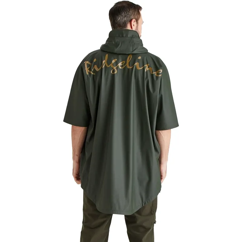Ridgeline Signature Unisex Poncho - Deep Forest-1