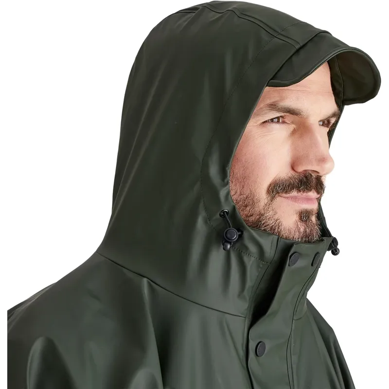 Ridgeline Signature Unisex Poncho - Deep Forest-2