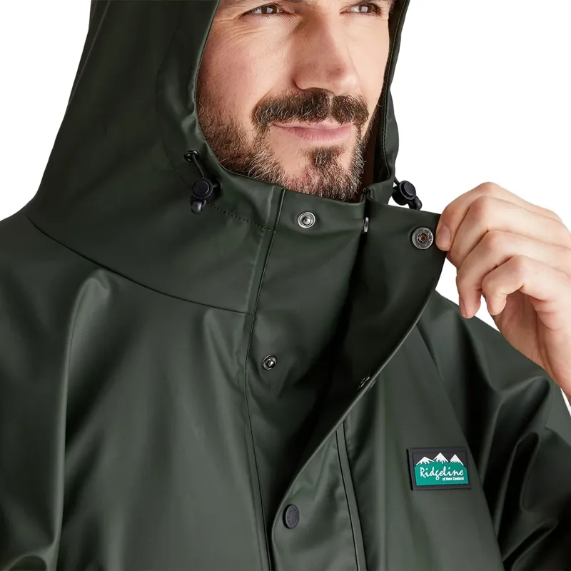 Ridgeline Signature Unisex Poncho - Deep Forest-3