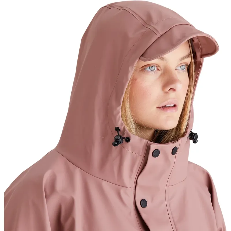Ridgeline Signature Unisex Poncho - Dusky Pink-2