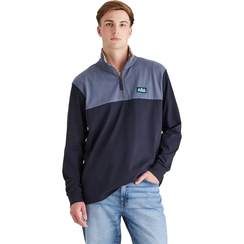 Ridgeline Salthouse Mens 1/4 Zip Top  - Navy-3