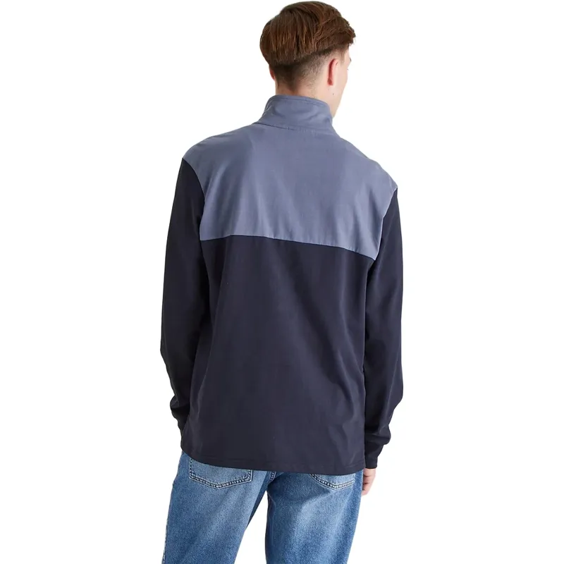 Ridgeline Salthouse Mens 1/4 Zip Top  - Navy-4